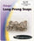 Open Long-Prong Snaps Size 16 10/Pkg-White