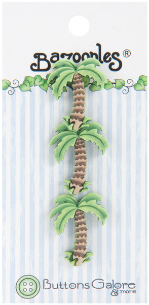 BaZooples Buttons-Palm Trees