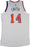 Jason Smith Jersey - NY Knicks 2014-2015 Game Used #14 White/Blue/Orange Jersey (3XL)