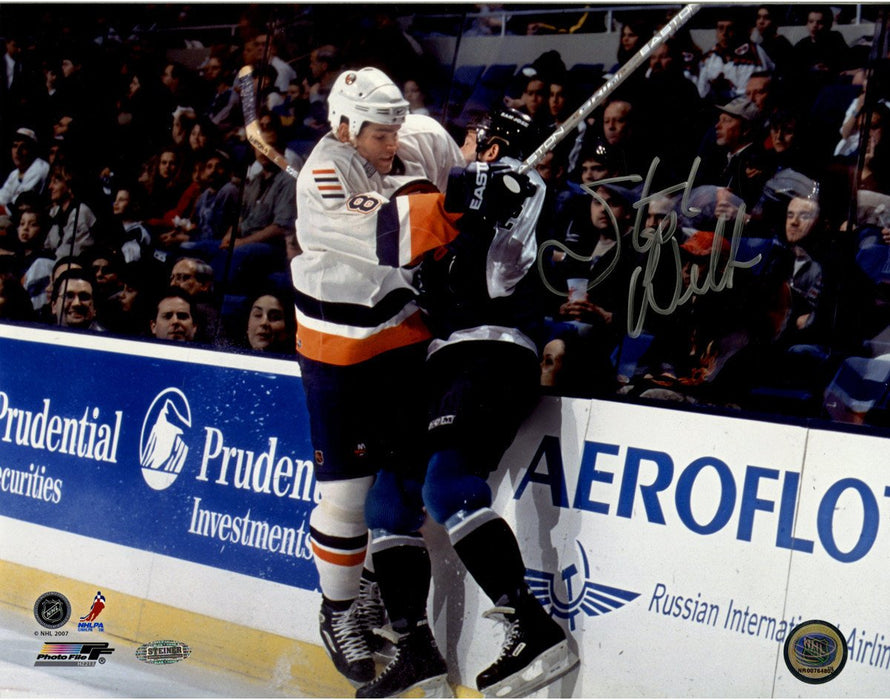 Steve Webb Hit Along the Boards 11x14 Photo