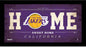 Los Angeles Lakers 10x20 Home Sweet Home Sign