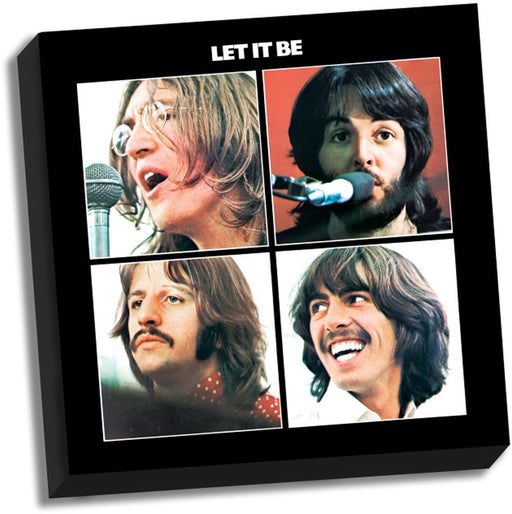 The Beatles Let It Be 20x20 Stretched Canvas