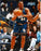 Rick Mahorn Pistons Blue Jersey vs Magic Vertical 8x10