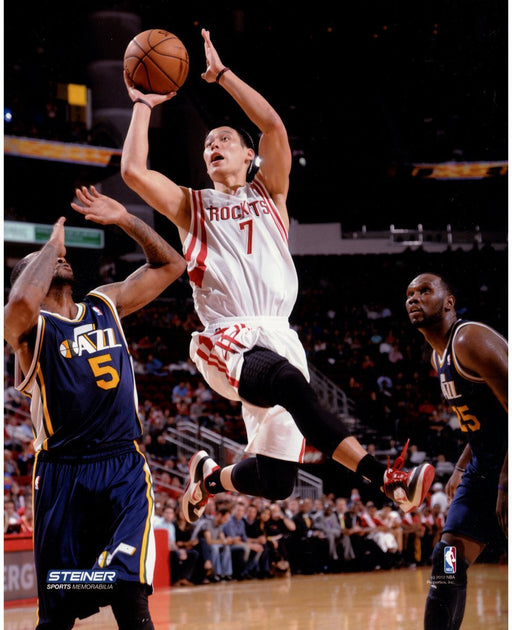 Jeremy Lin Drive vs jazz 8x10 Photo Uns (Getty 157301456)