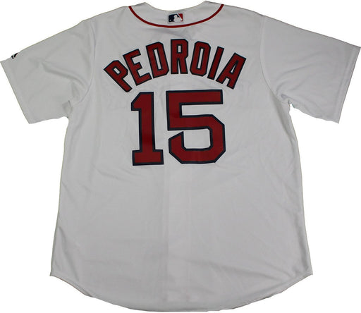 Dustin Pedroia Boston Red Sox Replica White Home Jersey (L)[7300-BQHH-BQ9-P15]