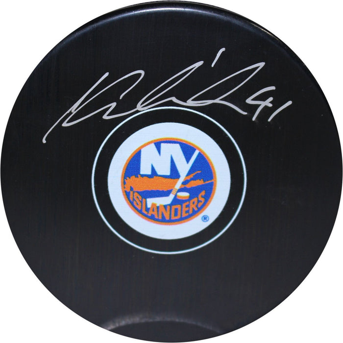 Jaroslav Halak Signed New York Islanders Hockey Puck (AJ Sports Auth)