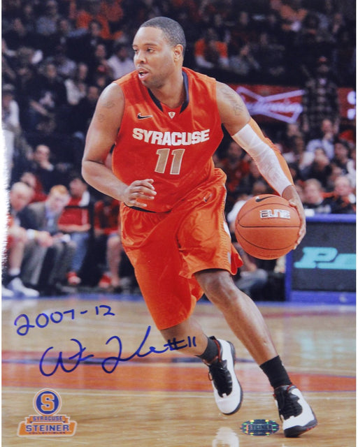 Scoop Jardine Syracuse Orange Jersey Vertical 8x10 Photo w/ "2007-12" Insc.