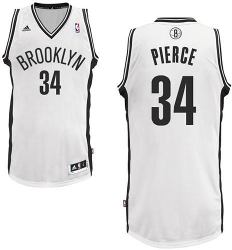 Paul Pierce Brooklyn Nets White Replica Jersey