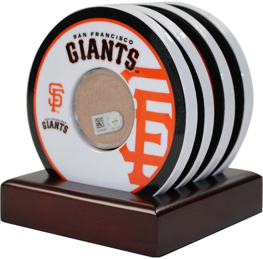 San Francisco Giants Coaster w/ Game Used Dirt (Set of 4)