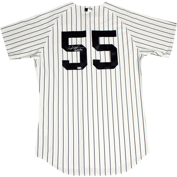 Hideki Matsui Signed New York Yankees Pinstripe Jersey Signed On Back w/ Godzilla” insc (MLB Auth)