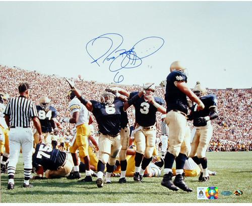 Jerome Bettis vs. Michigan Arms In Air 16x20 Photo