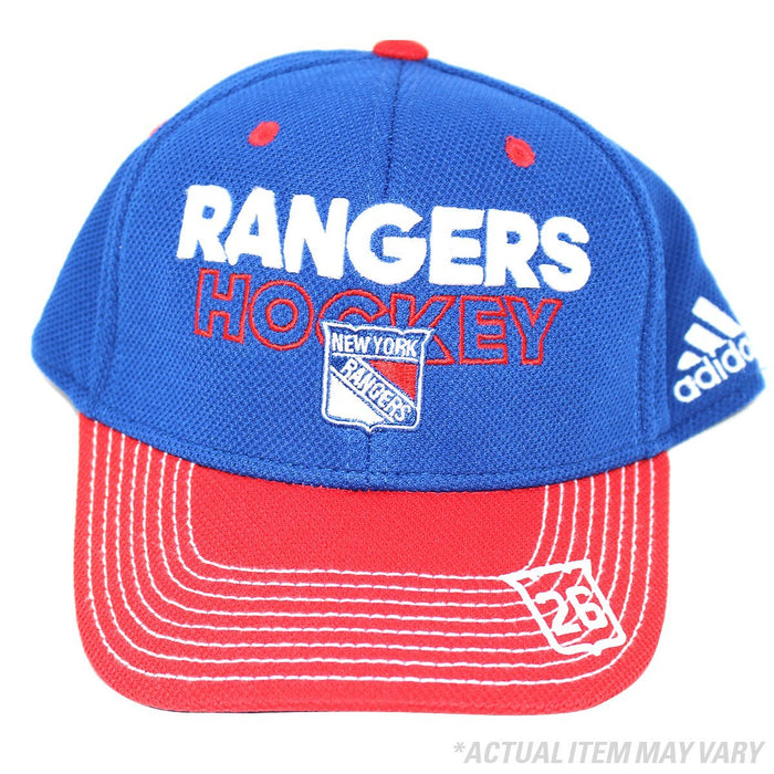 Kevin Hayes # 13 Blue Ranger Fitted hat with Red brim