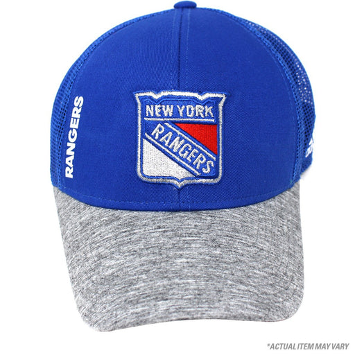 Kevin Hayes # 13 New York Ranger Blue Locker room hat ( Grey Brim) Snap Back
