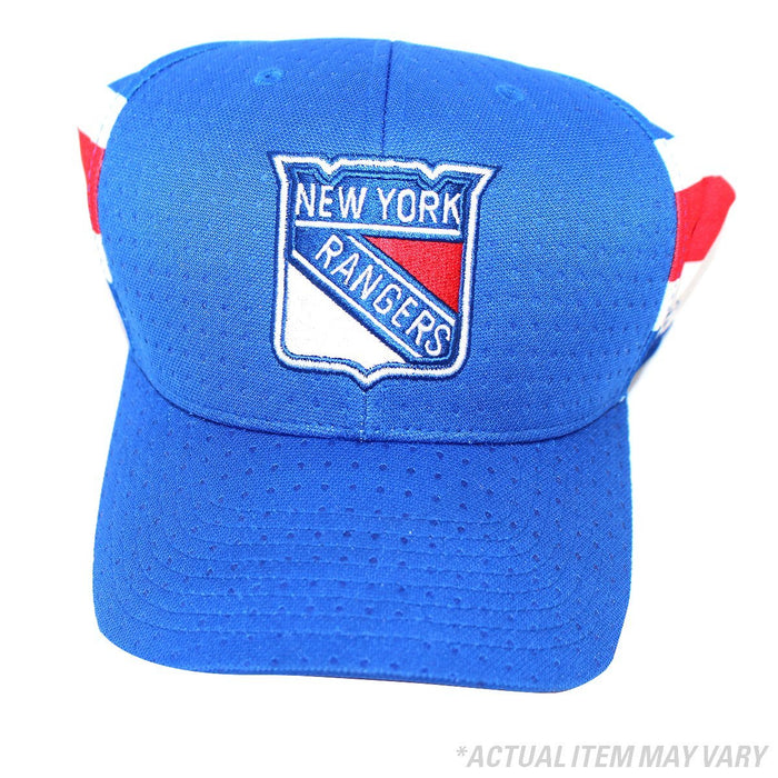 Ondrej Pavelec # 31 Blue Ranger Fitted Hat with Red and White stripes