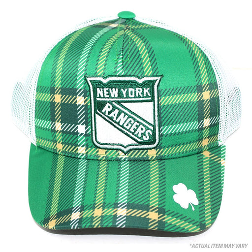 Mika Zibanehad # 93 New York Ranger Green St. Pattys day Snap Back