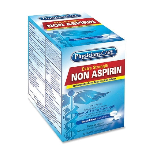 Non Aspirin Pain Reliever, 2/PK, 125 PK/BX