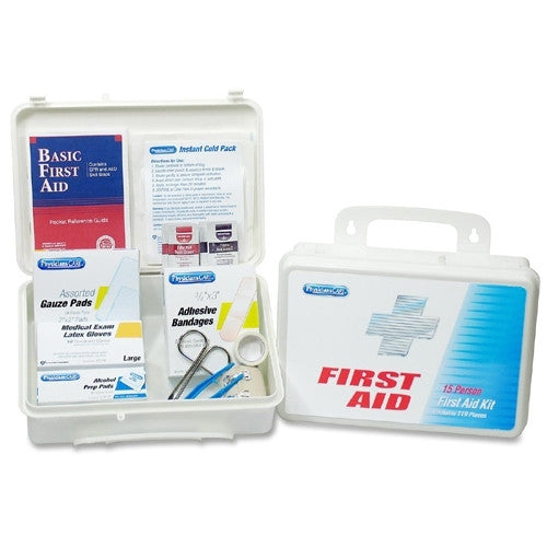 Acme United Corporation First Aid Station,For 25 People,131 Pieces,10"x7"x3",White