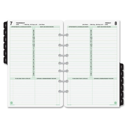 Calendar Set, Jan.-Dec., Desk Size, 5-1/2"x8-1/2"