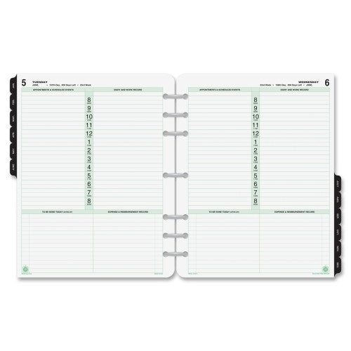 Calendar Set, Jan.-Dec., Folio Size, 8-1/2"x11"