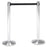 Tatco Stanchion Posts, Box 1 of 2, 40"H, 2/Box, Chrome