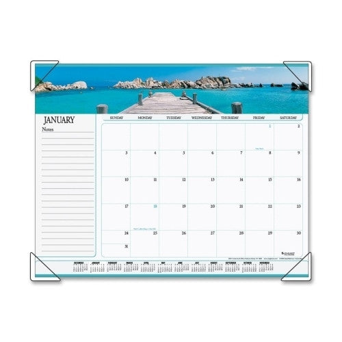 At-A-Glance Monthly Desk Calendar, 12 Months Jan-Dec, 22"x17"