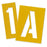 Chartpak Painting Stencil Numbers/Letters, 6", Yellow
