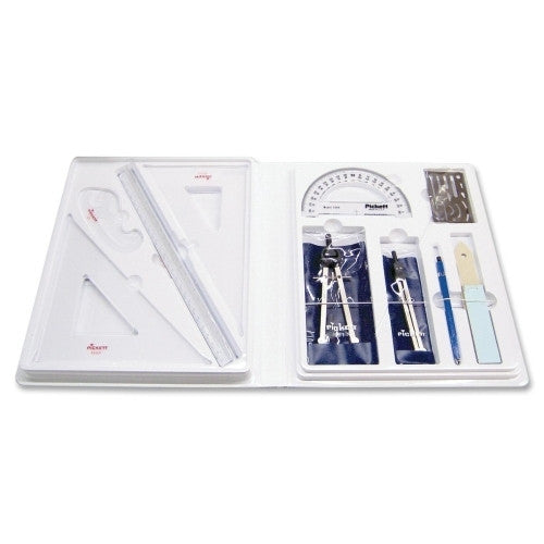 Chartpak Student Drafting Kit, With Vinyl Zipper Pouch