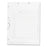 Tabbies Indexed Divider Sheet, 10-Tab Sheets, 100 Tabs/PK, White