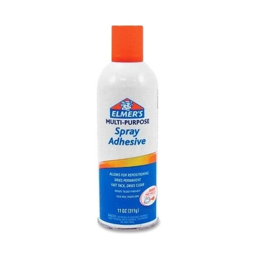 Elmer's Products Inc Spray Adhesive, Multipurpose, Acid-free, 11 oz., Clear