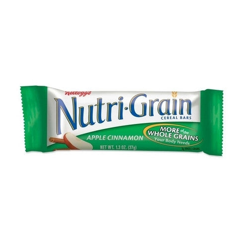 Keebler Nutrigrain Cereal Bars,Low Fat,1.3 oz.,16/BX ,Apple Cinnamon