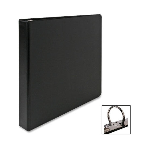 3-Ring Binder, 1" Capacity, 11"x8-1/2", Black