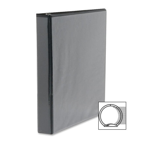 Sparco Products Standard View Binder, 1/2"Capacity, 8-1/2"x11", Black