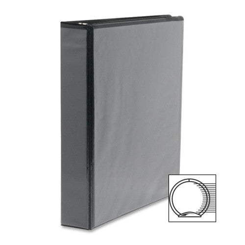 Sparco Products Standard View Binder, 1"Capacity, 8-1/2"x11", Black