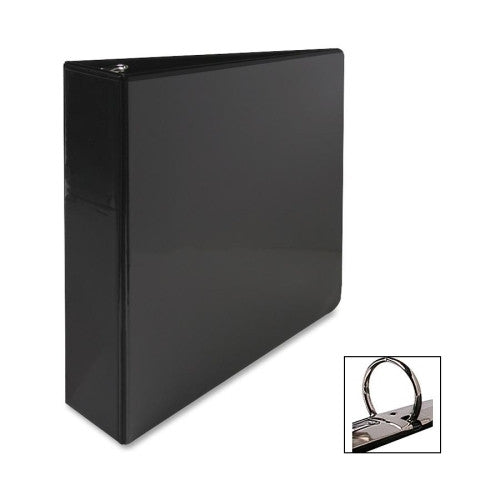 Sparco Products Standard View Binder, 2"Capacity, 8-1/2"x11", Black