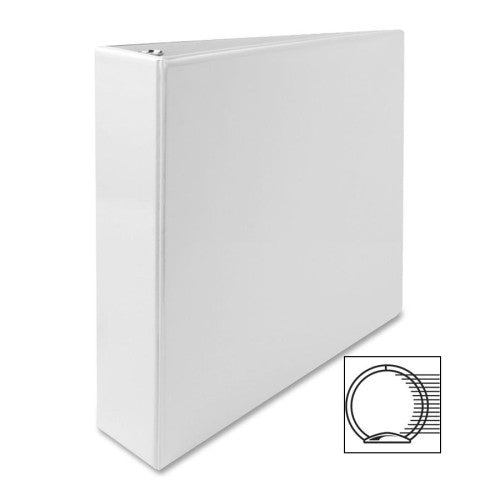 Sparco Products Standard View Binder, 2"Capacity, 8-1/2"x11", White