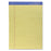 Sparco Products Perforated Legal Pad, 50 Sheets, 8-1/2"x11-3/4", Canary