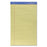 Sparco Products Perforated Legal Pad, 2 HP, 50 Sheets, 8-1/2"x14", Canary