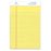 Sparco Products Pad,Micro-Perforated,Jr. Legal Rld,50 Sh,5"x8",12/DZ,Canary