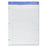 Sparco Products Perforated Legal Pad, 3 HP, 50 Sheets, 8-1/2"x11-3/4", White