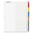 Sparco Products Index Dividers W/Table Of Contents,31-Tab, 1-31,Multi