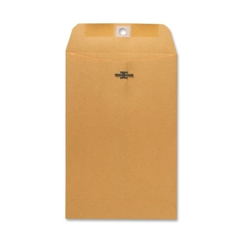 Sparco Products Clasp Envelope, 28Lb, 6"x9", 100/BX, Kraft