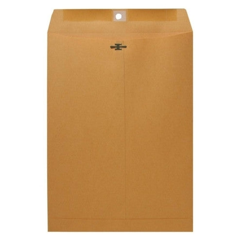 Sparco Products Clasp Envelope, 32Lb, 9"x12", 100/BX, Kraft