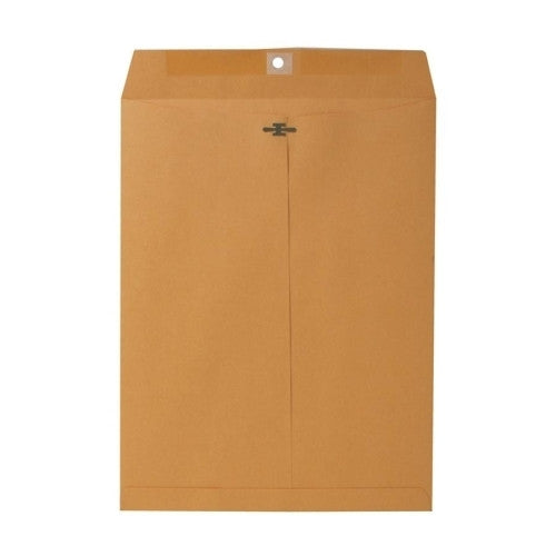 Sparco Products Clasp Envelope, 32Lb, 9-1/2"x12-1/2", 100/BX, Kraft