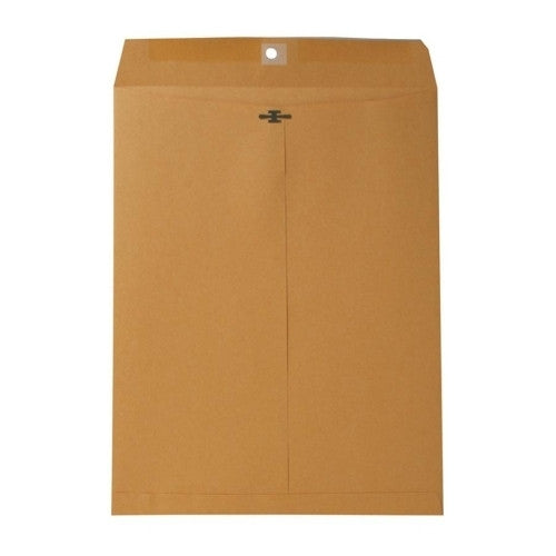 Sparco Products Clasp Envelope, 32Lb, 10"x13", 100/BX, Kraft