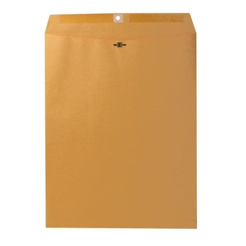 Sparco Products Clasp Envelope, 32Lb, 12"x15-1/2", 100/BX, Kraft