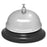 Sparco Products Nickel Plated Call Bell,2-3/4" High,3-3/8" Base,Chrome/Black