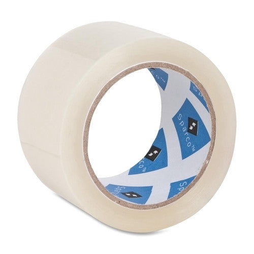 Sparco Products Packaging Tape,3" Core,3.0 mil,2"x55 Yards,CL