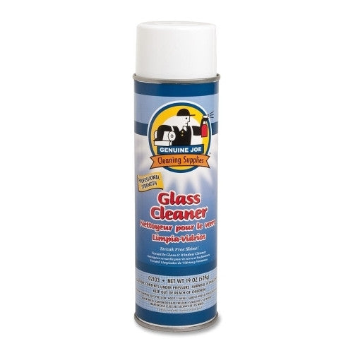 Genuine Joe Glass and Multi-Surface Cleaner, Aerosol Can, 19 oz.