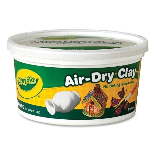 Crayola Air-Dry Clay, 2.5lb, Nontoxic, White