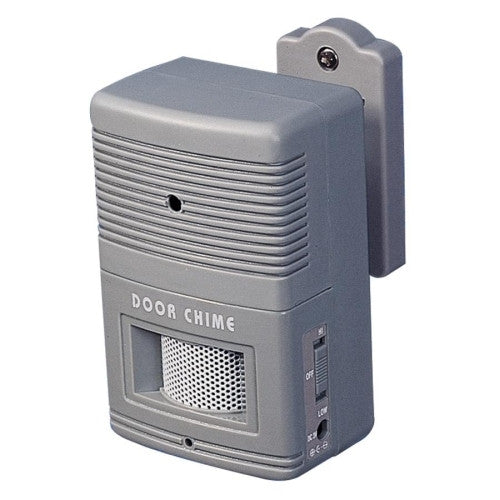 Tatco Visitor Chime, 2-3/4"x2"x4-1/4", Gray